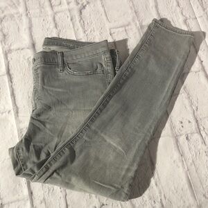 GAP Women's Charcoal Grey Athletic True Skinny Jeans 33r 1969 pre-💜